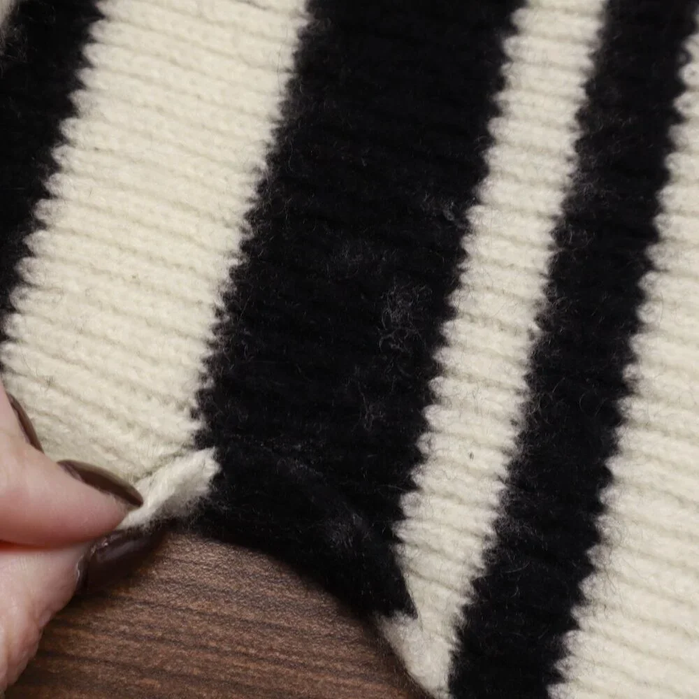 Striped Cashmere Scarf Black Academia Luxury Eclectic Grandpa Well Worn‎ Preppy